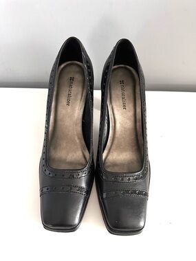 NATURALIZER - Chase, Women’s, Black, Leather, Heel, Pumps, Size 8.5, Like New